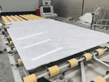 Stone fabrication demonstration from the approved reference
