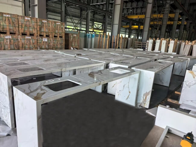 Calacatta White Nano Stone Countertops — product view 2