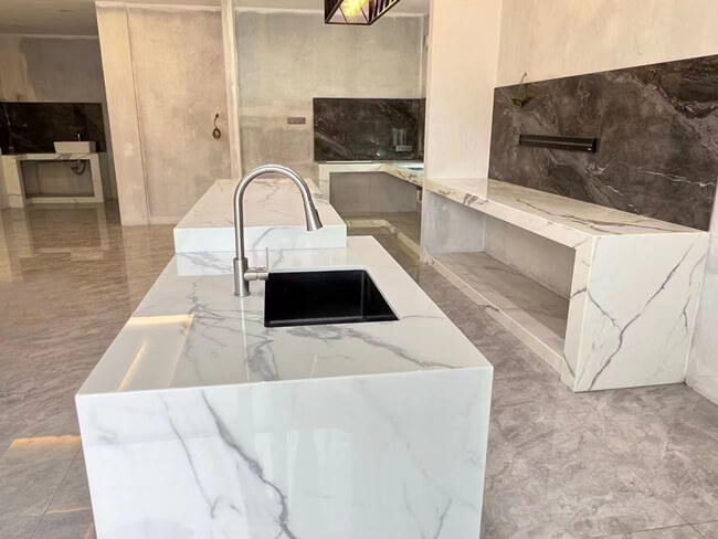 Calacatta White Nano Stone Countertops — product view 7