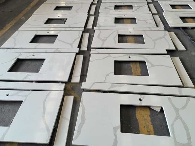 Calacatta White Quartz Countertops — product view 3