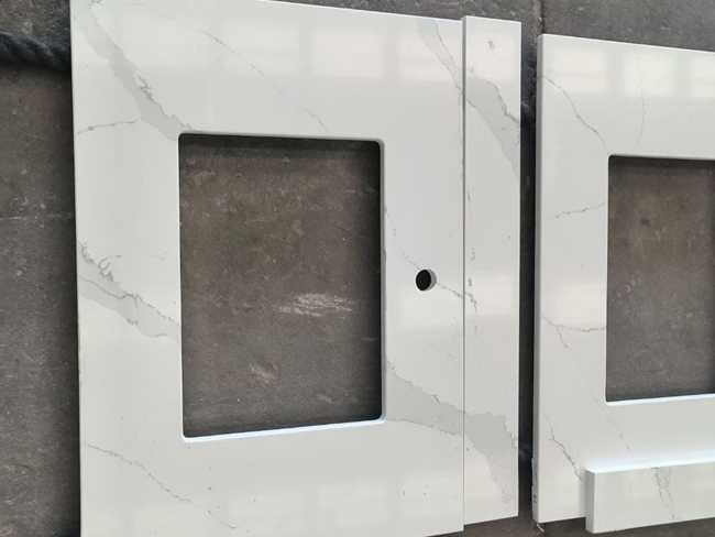 Calacatta White Quartz Countertops — product view 5