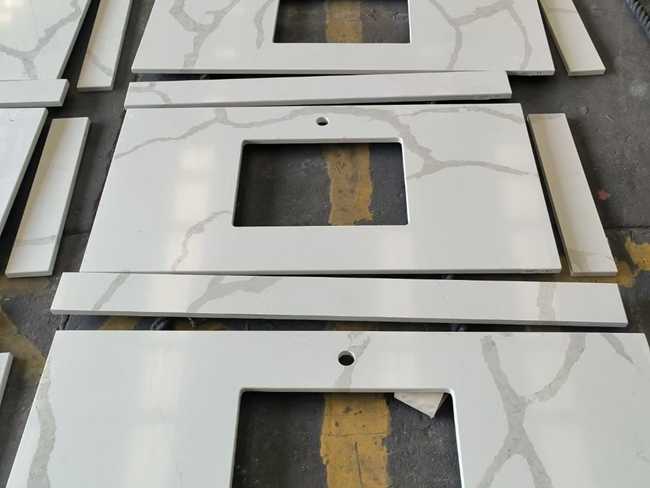 Calacatta White Quartz Countertops — product view 7