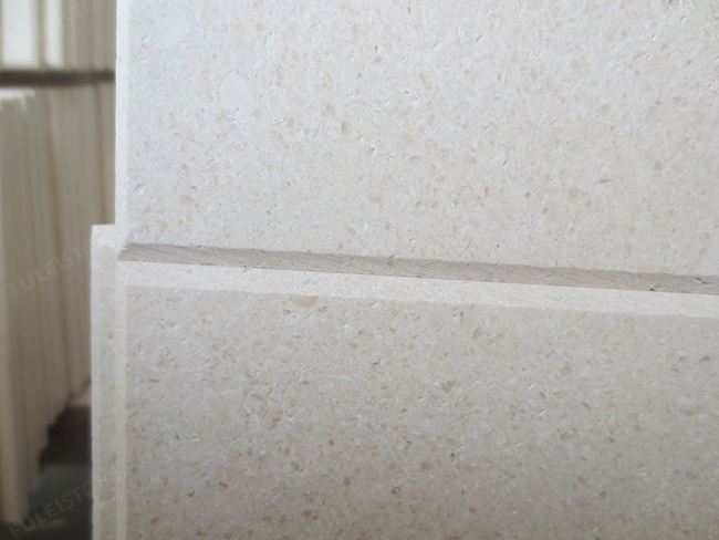 Honed White Limestone Tiles — product view 2