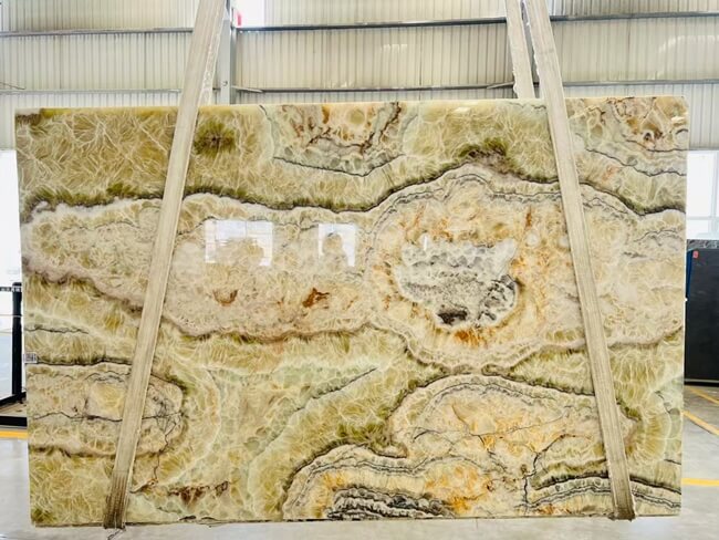 Ice Flower Onyx Slabs