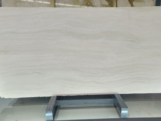Italian Super White Travertine Slabs — product view 8