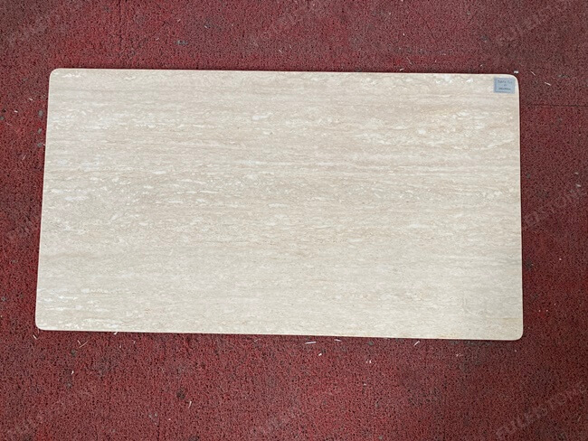 Italy White Travertine Table Tops — product view 3