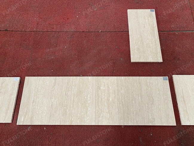 Italy White Travertine Table Tops — product view 6