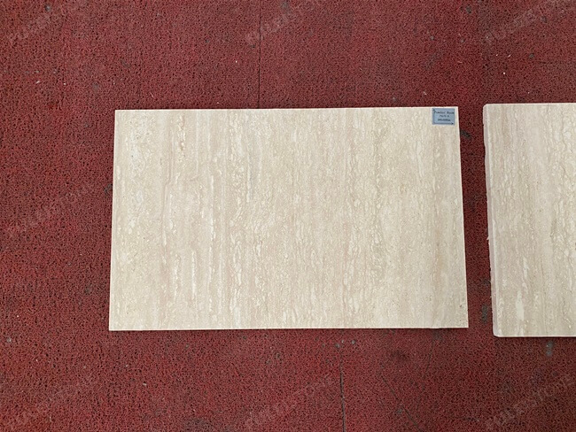 Italy White Travertine Table Tops — product view 7