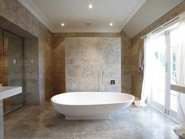 Honed Jura Grey Limestone Slabs — product view 2