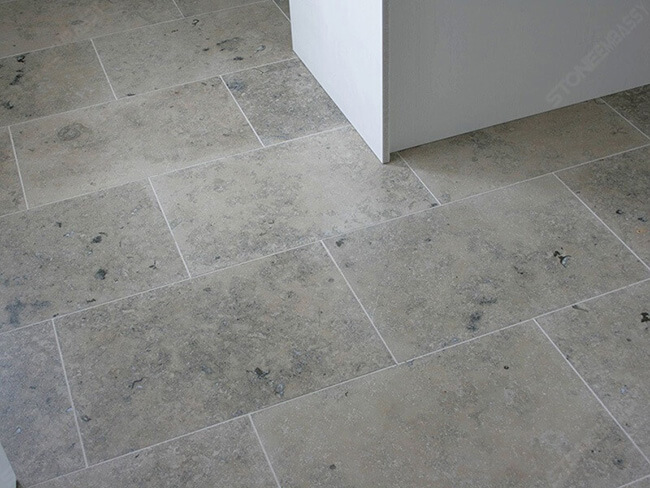 Honed Jura Grey Limestone Slabs — product view 6