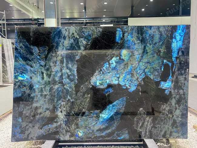 Labradorite Blue Granite Island Top — product view 2