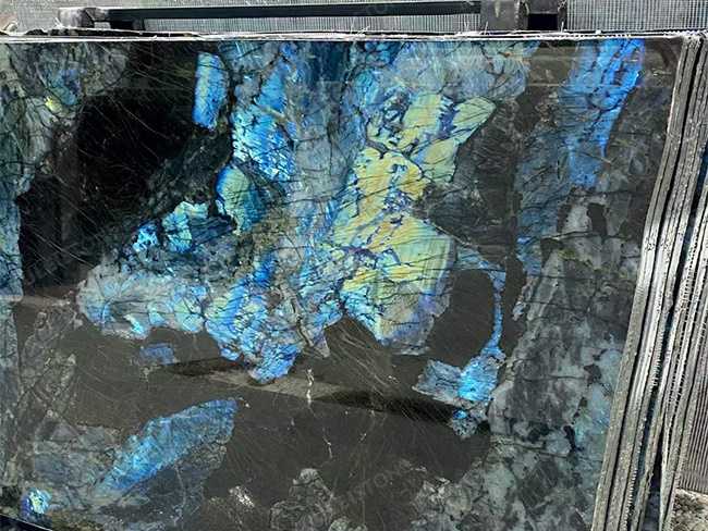 Labradorite Blue Granite Island Top — product view 3