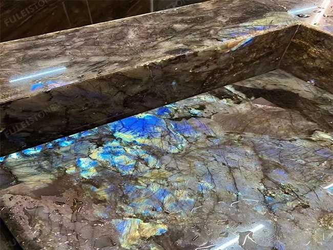 Labradorite Blue Granite Island Top — product view 5