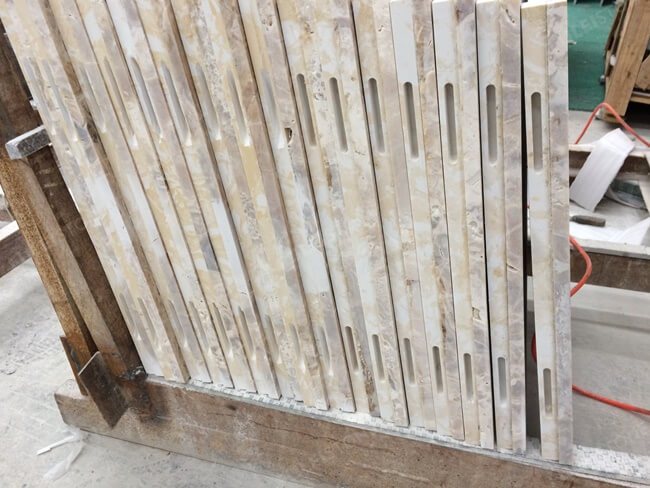 Laminated Onyx Travertine Tiles for Interior Dry Hanging — product view 4
