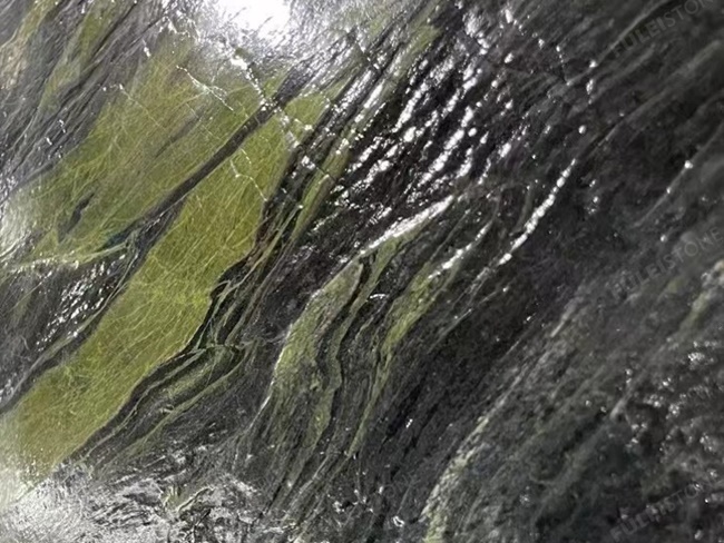 Leather Finish Monet Garden Green Quartzite — product view 3