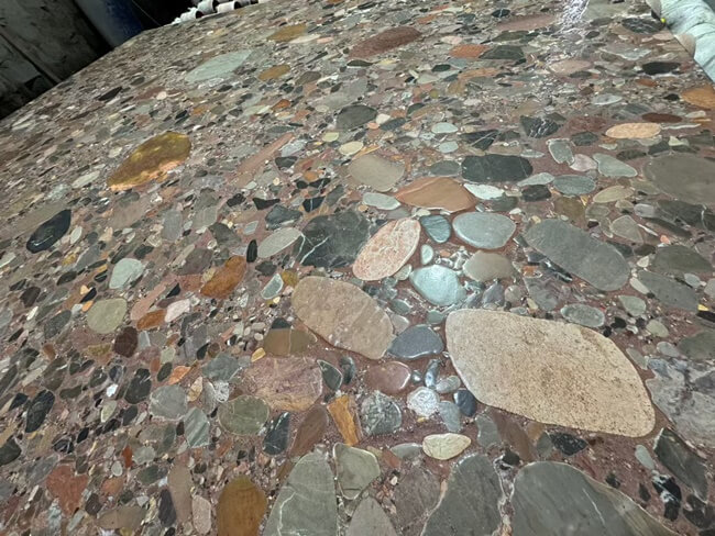Leathered Ceppo Rosso Marble Slabs — product view 2