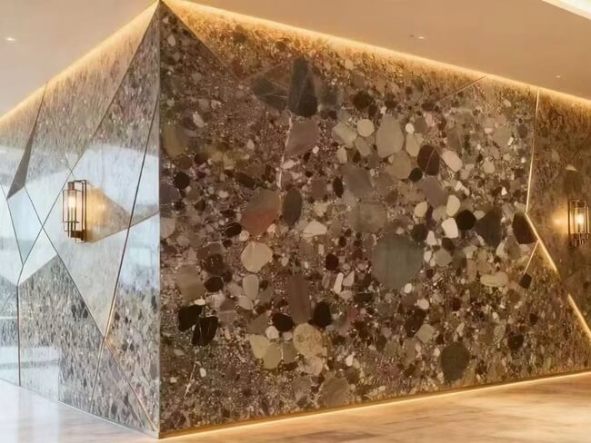 Leathered Ceppo Rosso Marble Slabs — product view 5