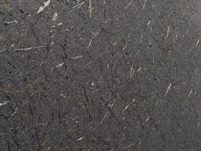 Leathered Diamond Black Granite Slabs — product view 4