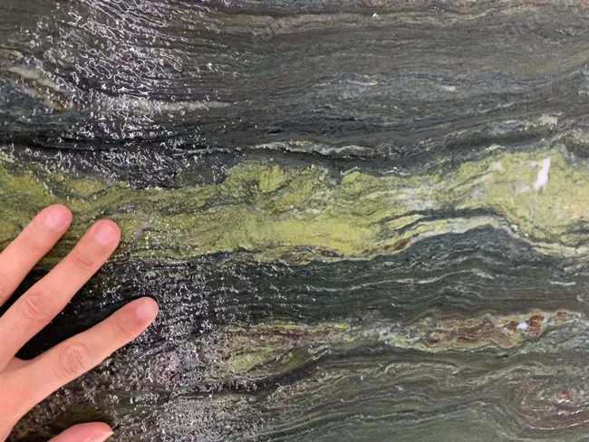 Leathered Macallan Green Marble Slab — product view 2