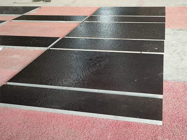 Leathered Nero Marble Tiles