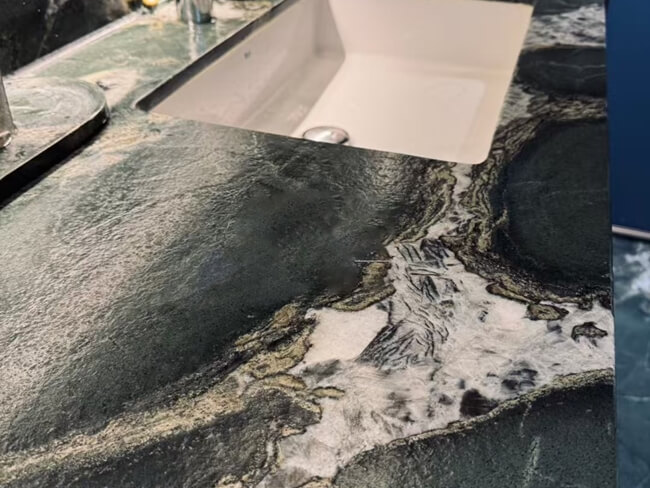 Leathered Safari Green Quartzite Slabs — product view 2