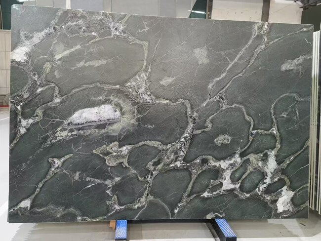 Leathered Safari Green Quartzite Slabs — product view 3