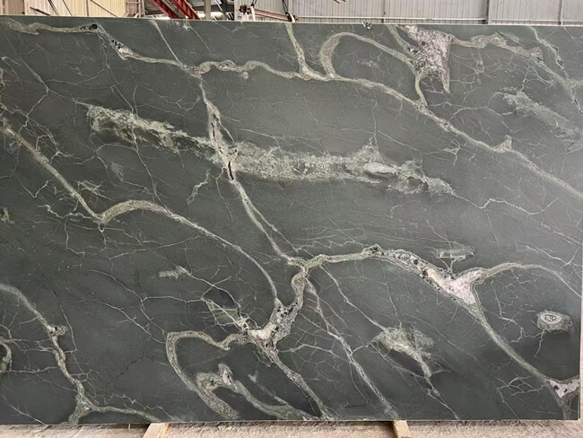 Leathered Safari Green Quartzite Slabs — product view 6