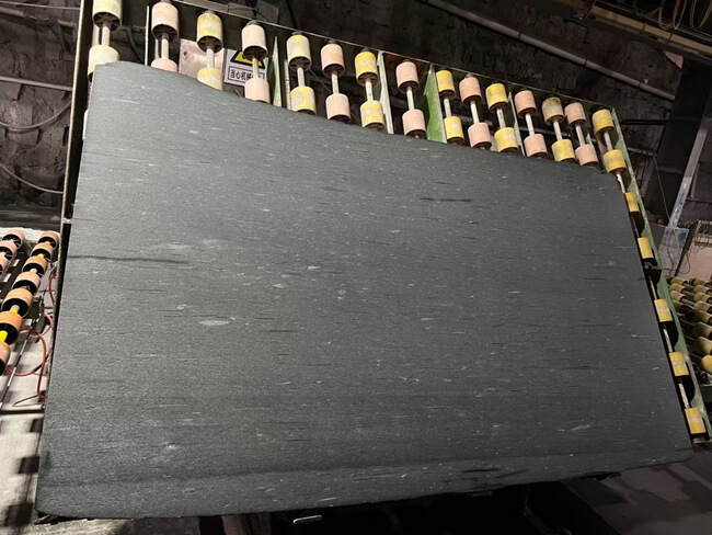 Leathered Silver Brown Marble Slabs — product view 3