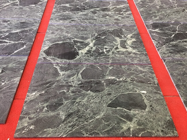 Leathered Verde Alpi Marble Tiles — product view 8