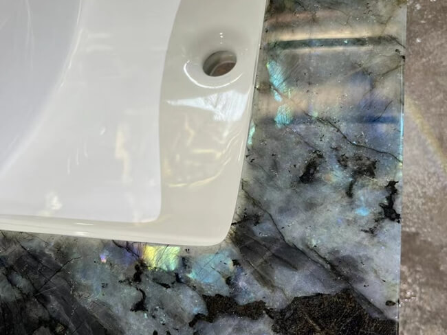 Lemurian Blue Granite Countertops — product view 3