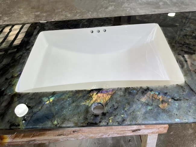 Lemurian Blue Granite Countertops — product view 4