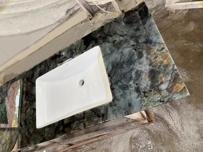 Lemurian Blue Granite Countertops — product view 5