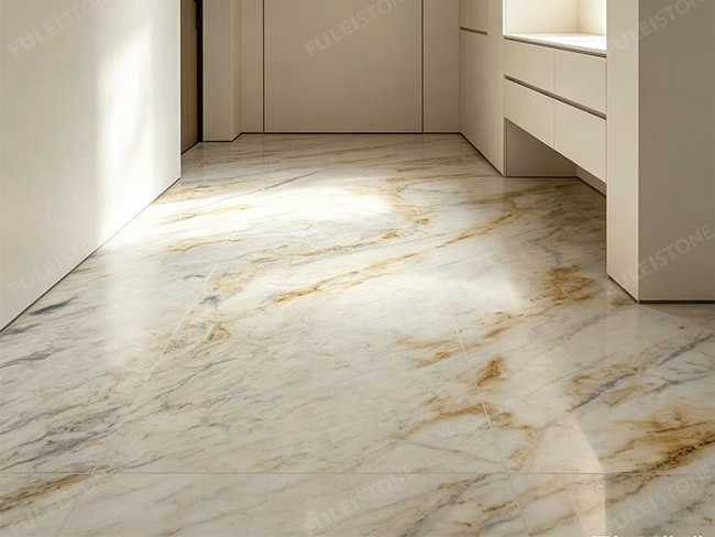 Light Gold Marble Slab — product view 2