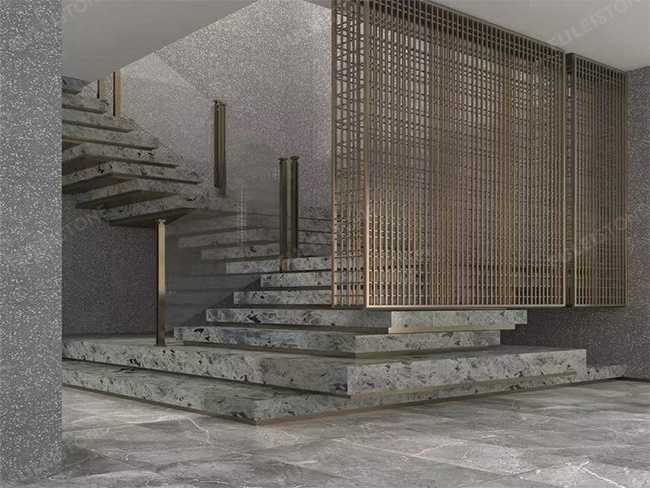Light Labradorite Blue Granite Tiles — product view 3