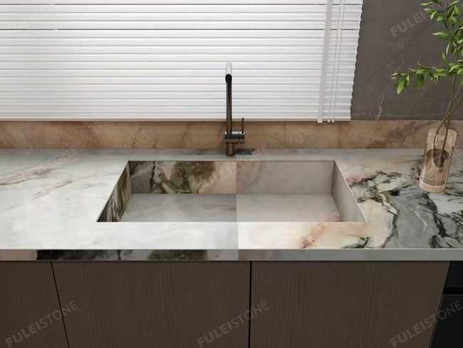 Light Pink Marble Slab — product view 2