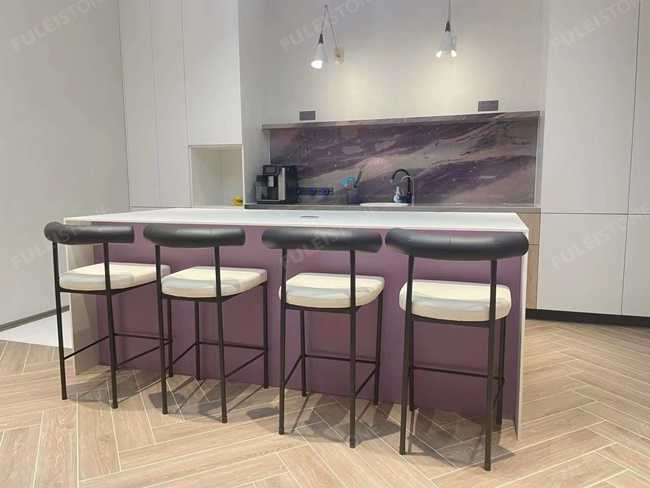Light Purple Quartzite Slab — product view 4