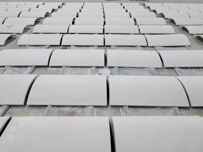 Limra Limestone Curved Tiles