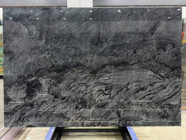 London Grey Marble Slab — product view 3