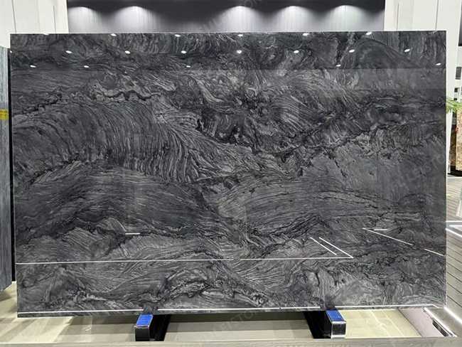 London Grey Marble Slab — product view 6