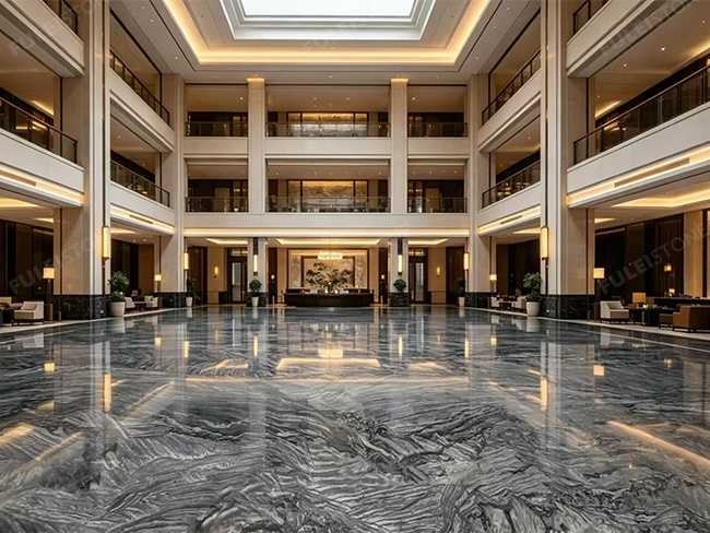 London Grey Marble Slab — product view 8