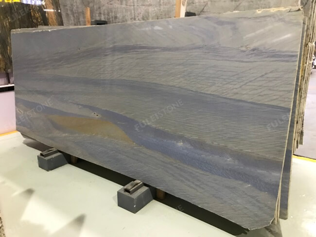 Luxury Azul Macobus Blue Quartzite Slabs — product view 7