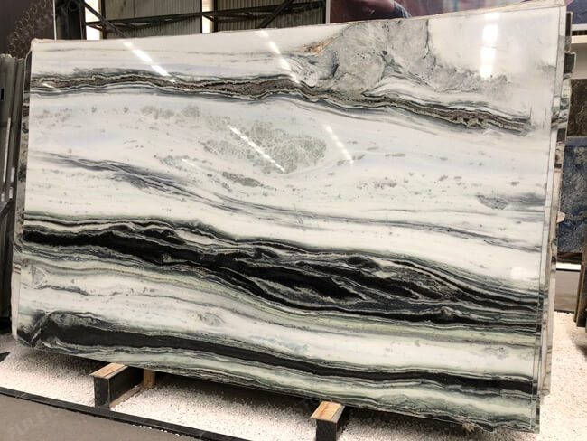 Luxury Black Ink Quartzite Slabs