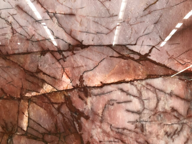 Luxury Bookmatched Cosmopolitan Pink Quartzite Slabs — product view 3