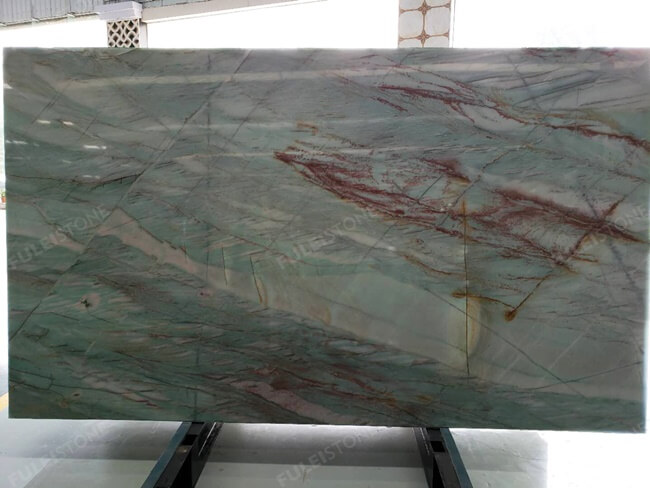Luxury Emerald Green Quartzite Slabs for Wholesale — product view 3