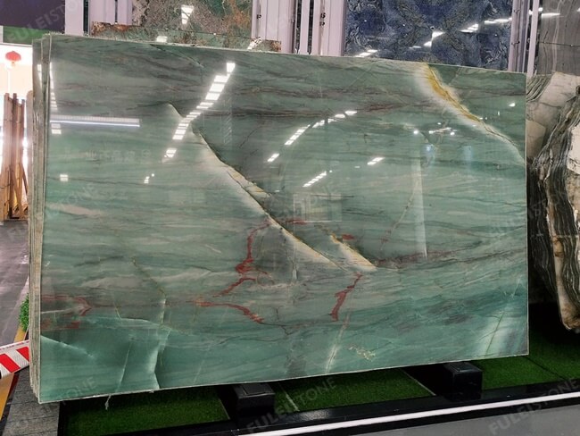 Luxury Emerald Green Quartzite Slabs for Wholesale — product view 5