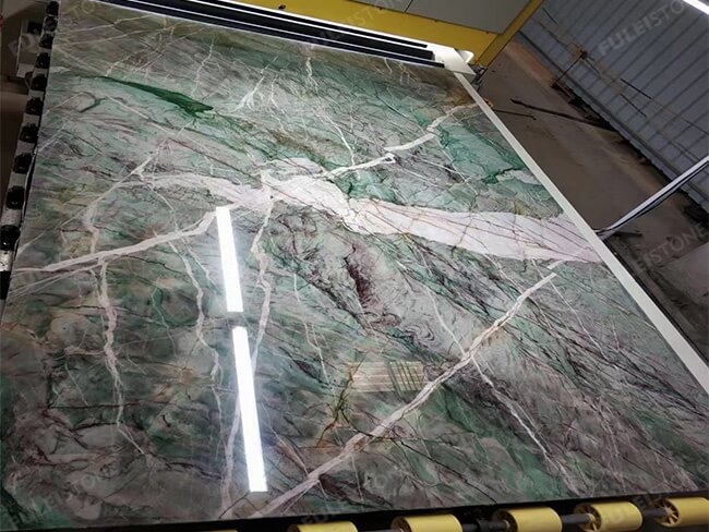 Luxury Fantastic Green Granite Slab For Interior — product view 4