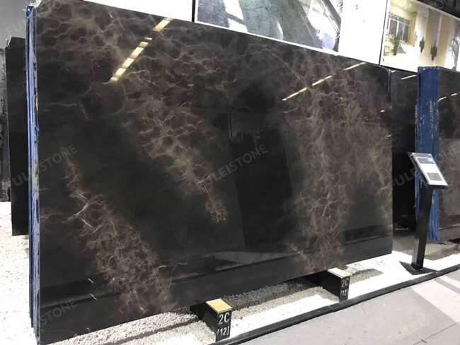 Luxury Natural Versace Brown Marble Slab — product view 7