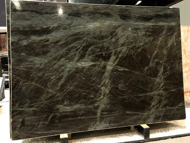 Luxury Polished Piano Grey Marble Slabs — product view 3
