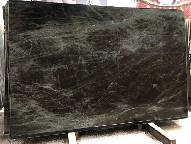 Luxury Polished Piano Grey Marble Slabs — product view 4