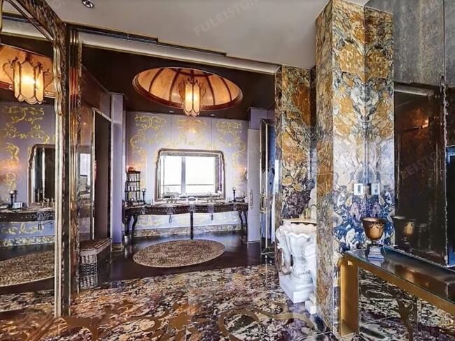 Luxury Polished Vatican Gold Quartzite Slabs — product view 2
